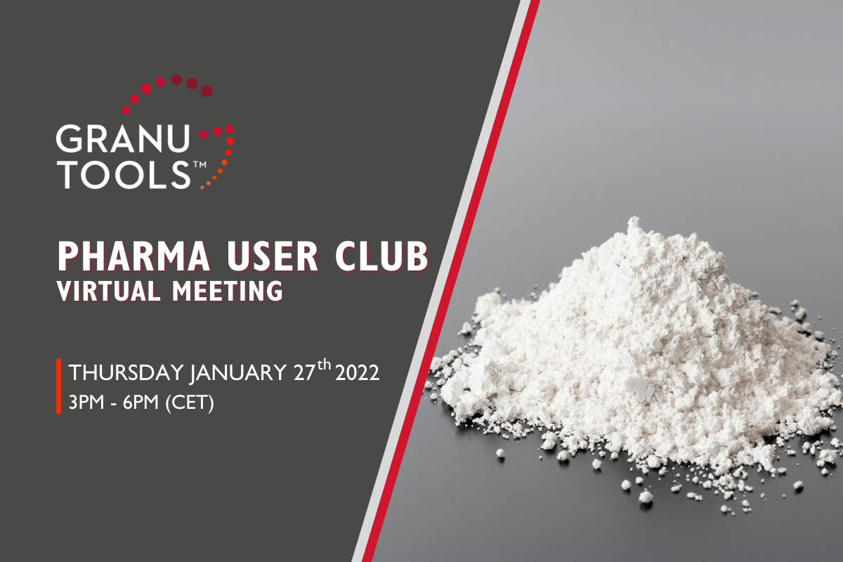 banner of our next pharma user club on Thursday January 27th 2022